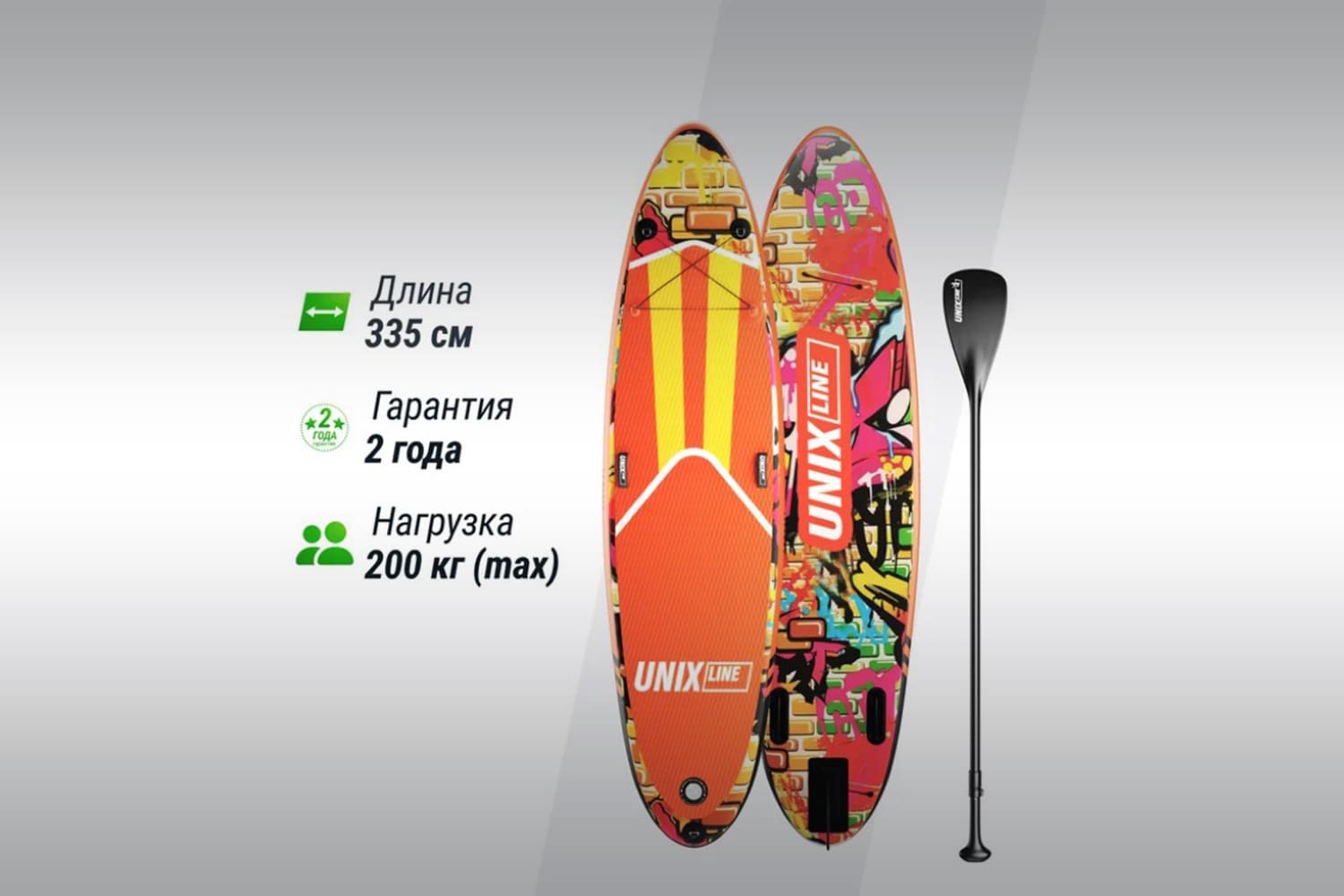 Обзор сапборда Unixfit Line City Graffiti (335 см): ваш надежный партнер на воде