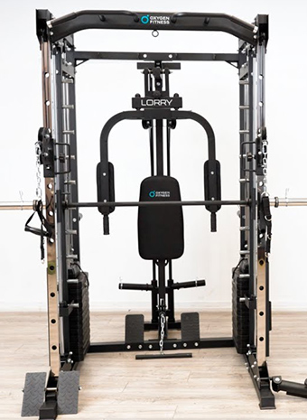 Многофункциональном силовом комплексе со встроенными весовыми стеками OXYGEN FITNESS LORRY - мощный фитнес - центр у себя дома 