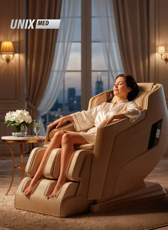 Обзор массажного кресла Unix Med Amelia премиум-класса для дома 