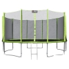 Батут Alpin 4.90 м с защитной сеткой и лестницей