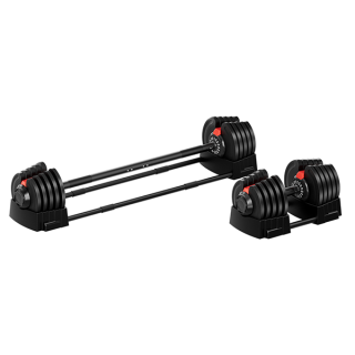 Гантель регулируемая 40кг + штанга, HYFIT, набор 2в1, D7060
