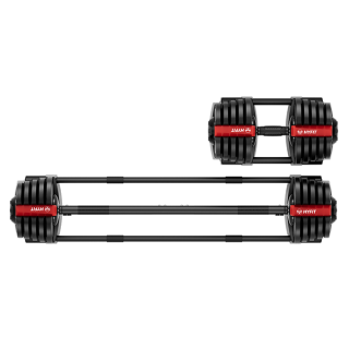 Гантель регулируемая 40кг + штанга, HYFIT, набор 2в1, D7060