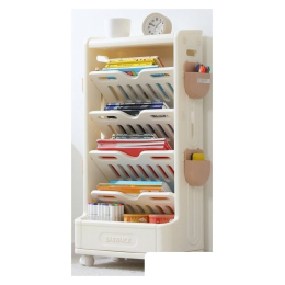 Стеллаж UNIX kids Babyrack (4 уровня, бежевый) 10205353