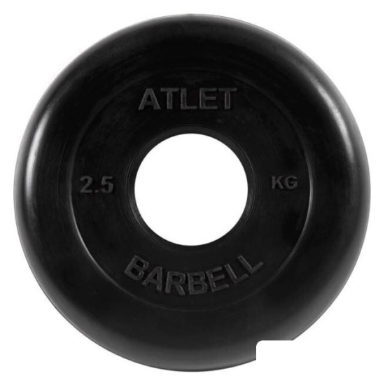 Диск MB Barbell Атлет 51 мм (1x2.5 кг)
