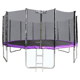 Батут Atlas Sport 490 см - 16ft Basic (с лестницей, внешняя сетка, сливовый) 8834604