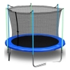 Батут Atlas Sport 312 см - 10ft (с лестницей, внутренняя сетка, синий)
