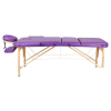 Массажный стол Atlas Sport 60 см складной 3-с деревянный (фиолетовый)