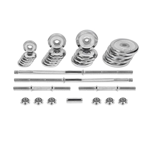 Набор гантелей с грифом для штанги Alpin DB-50кг