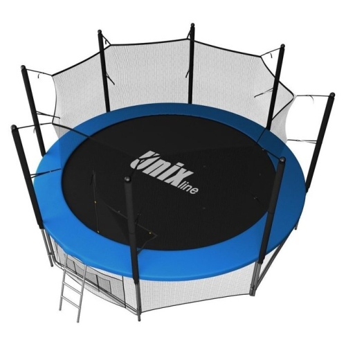 Батут Unix Line Classic 14ft inside (синий/зеленый)