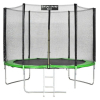 Батут Atlas Sport 312 см - 10ft Basic (с лестницей, внешняя сетка, зеленый)