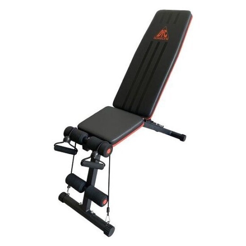 Силовая скамья DFC Homegym DCH310 с эспандерами