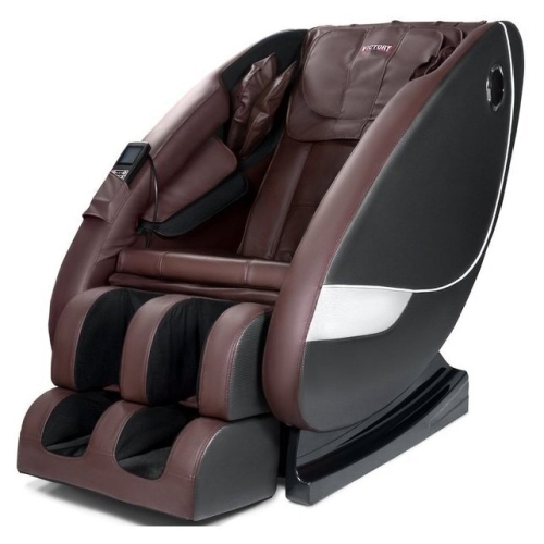 Массажное кресло VictoryFit VF-M98 (коричневый/серый)