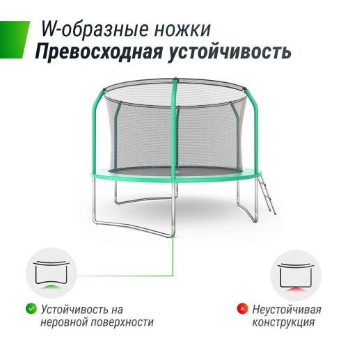 Батут UNIX Line SUPREME BASIC 10 ft (Green)