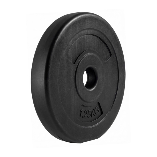 Диск 26 мм. пластиковый  1,25 кг (2 штуки)   VictoryFit VF-SPL260125-2