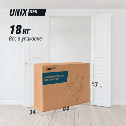 Массажное кресло UNIX Avola Grey