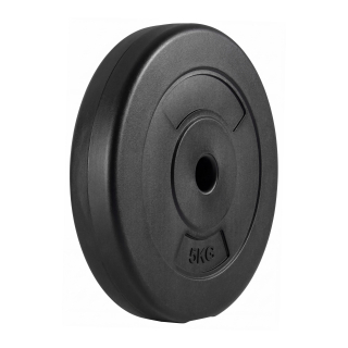 Диск 26 мм. пластиковый  5,0 кг (2 штуки)   VictoryFit VF-SPL26050-2