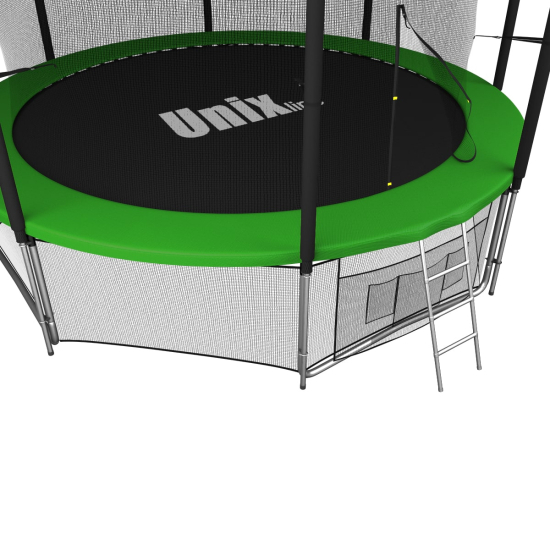 Батут UNIX Line Классик / Classic 12 ft (366 см) с внутренней защитной сеткой