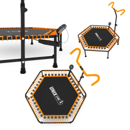 Батут спортивный UNIX Line FITNESS PRO (125 см) Orange