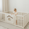 Большой детский игровой манеж UNIX Kids Classic Tree House / Классик домик на дереве 200 x 280 см бежевый