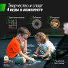 Батут UNIX Line Премиальный с играми / Supreme Game 10 ft (305 см) синий