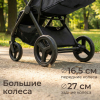 Коляска прогулочная UNIX Kids Vento / Венто тёмно-серый