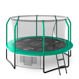 Батут UNIX Line SUPREME GAME 12 ft (Green)
