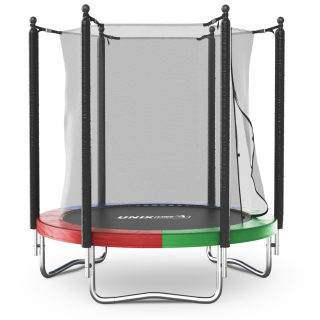 Батут UNIX Line Simple 6 ft (183 см) с внутренней защитной сеткой, цветной