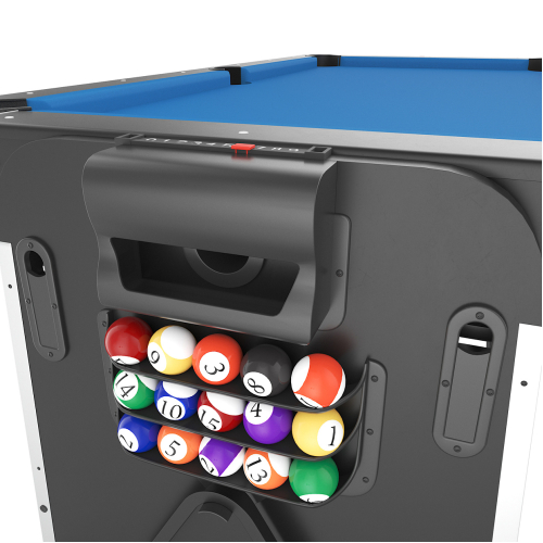 Игровой стол UNIX Line Трансформер 4 в 1 (204х112 cм) Black