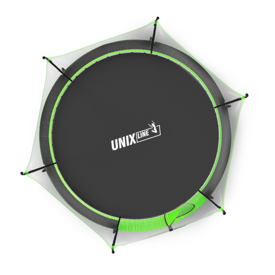 Батут UNIX Line НЛО / UFO 10 ft (305 см) зеленый