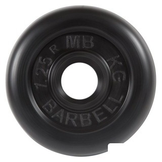 Диск MB Barbell Стандарт 31 мм (1x1.25 кг, черный) 5040829