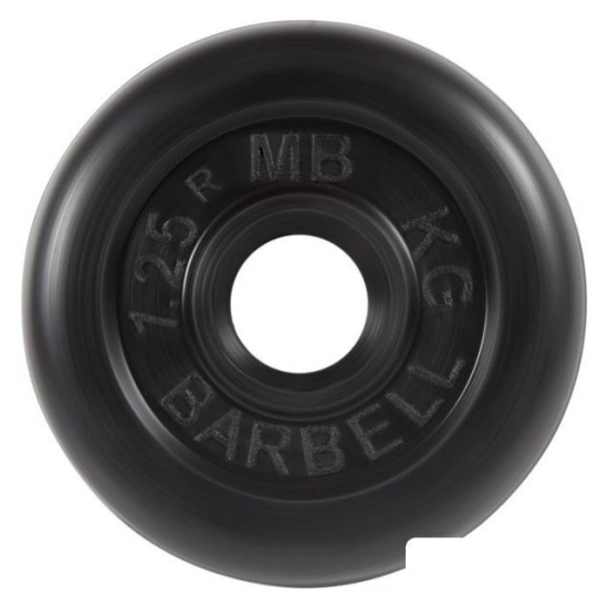 Диск MB Barbell Стандарт 31 мм (1x1.25 кг, черный)