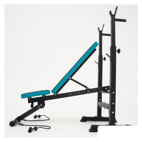 Силовая скамья Calviano 1008 (черный/синий)