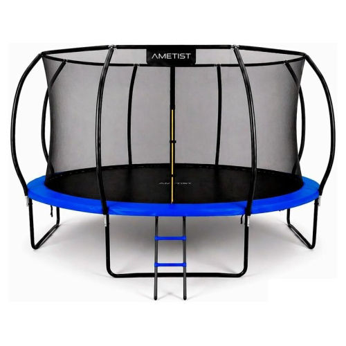 Батут AMETIST Pro Inside D435-14FT (синий/оранжевый)