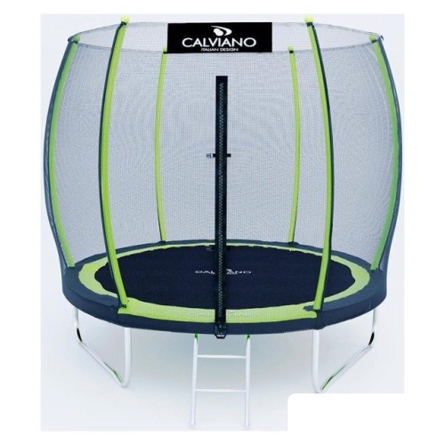 Батут Calviano Outside Master Green 252 см - 8ft (внешняя сетка, с лестницей)