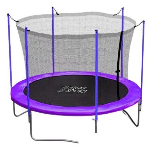 Батут Atlas Sport 183 см - 6ft (без лестницы, внутренняя сетка, сливовый)