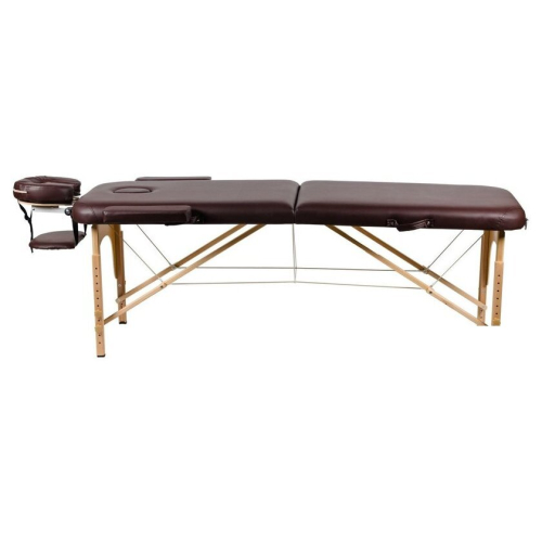 Массажный стол Atlas Sport складной деревянный 2-с 70 см (коричневый)