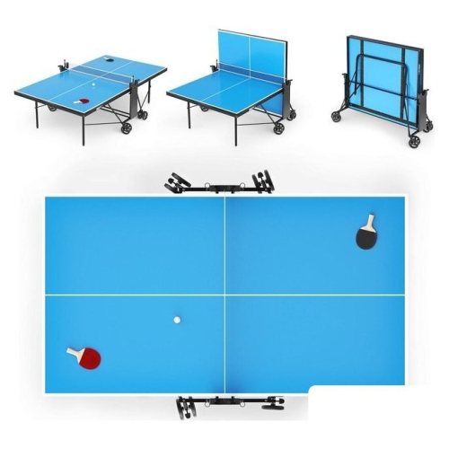 Теннисный стол Unix Line Compact indoor 18mm MDF (blue)