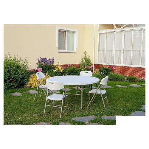 Стул Calviano Складной пластиковый (белый)