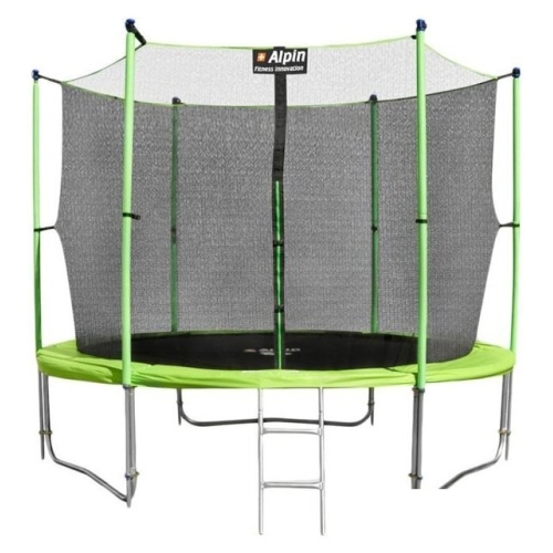 Батут Alpin Inside 3.12 м с защитной сеткой и лестницей