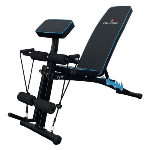 Силовая скамья Calviano 1003 (черный/синий)