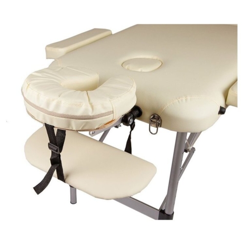 Массажный стол Atlas Sport складной 3-с алюминиевый 60 см (бежевый)