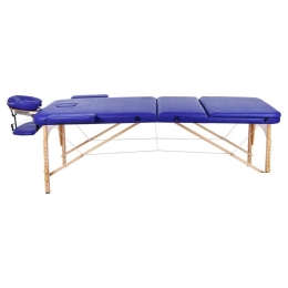 Массажный стол Atlas Sport 60 см складной 3-с деревянный (синий) 9965126