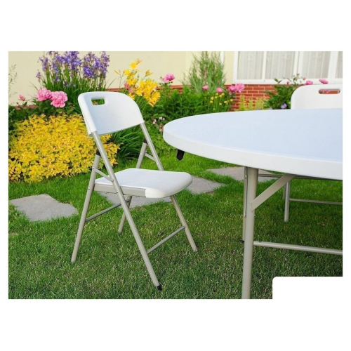 Стул Calviano Складной пластиковый (белый)