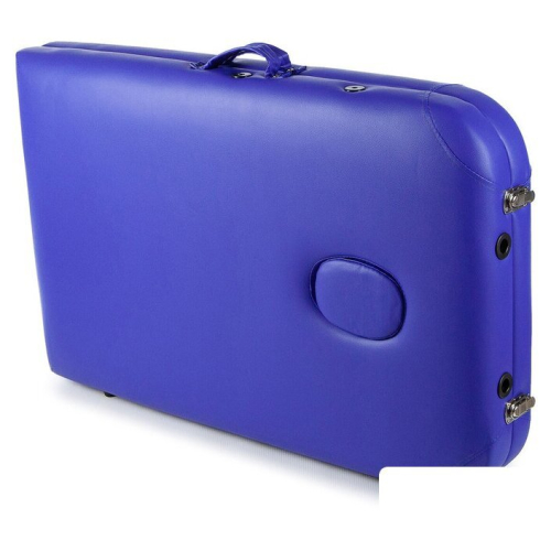 Массажный стол Atlas Sport 60 см складной 3-с деревянный (синий)