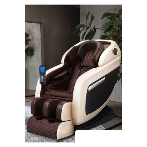 Массажное кресло VictoryFit VF-M10 (коричневый/бежевый)