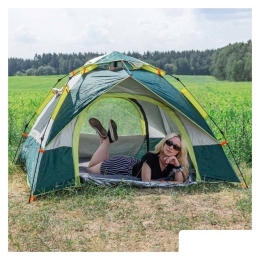 Кемпинговая палатка ForceKraft FK-TENT-2 (зеленый) 9032617