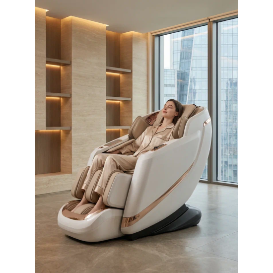 Массажное кресло Meridien, VICTORIA, белое