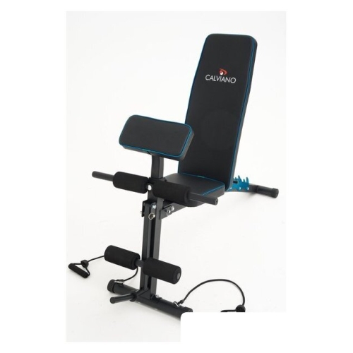 Силовая скамья Calviano 1003 (черный/синий)
