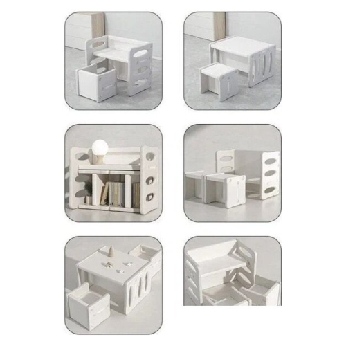 Детский стол UNIX kids Grow Up Grey 2 в 1 PPT1CHGRY