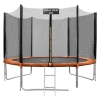Батут Atlas Sport 252 см - 8ft Pro (с лестницей, внешняя сетка, оранжевый)